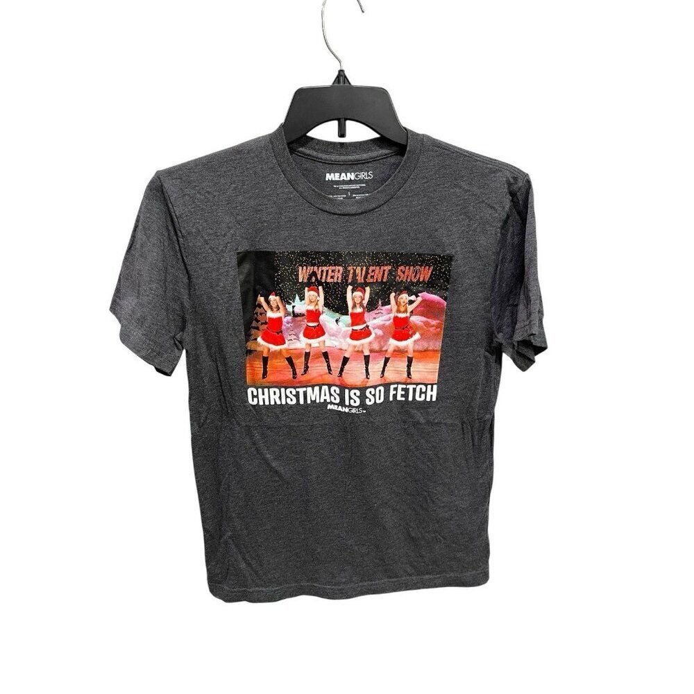 Men's Small Mean Girls T-Shirt Christmas Is So Fetch Short Sleeve Tee Mens